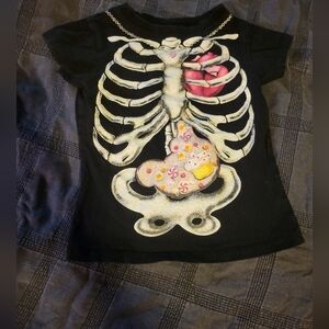 Kids Skeleton candy shirt size 6/ S